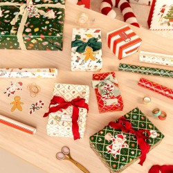 12 etiquetas de regalo navide�as: �Santa Claus viene!. n�3