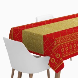 Mantel navide�o - Rojo tradicional. n�1