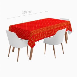 Mantel navide�o - Rojo tradicional. n�2