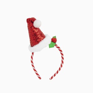 Diadema con lentejuelas para gorro navide�o
