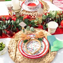 Diadema navide�a de piel de reno con cascabeles. n�4