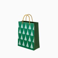 Bolsita de Regalo de Navidad con �rboles de Navidad � 24 cm