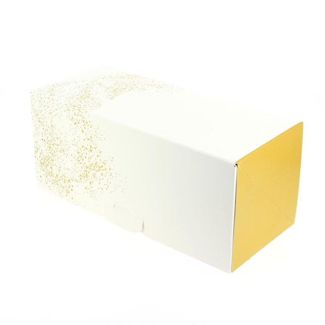 Carton para troncos dorada - 25 cm 