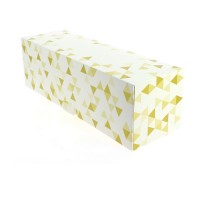 Carton para tronco de diamantes dorados - 35 cm