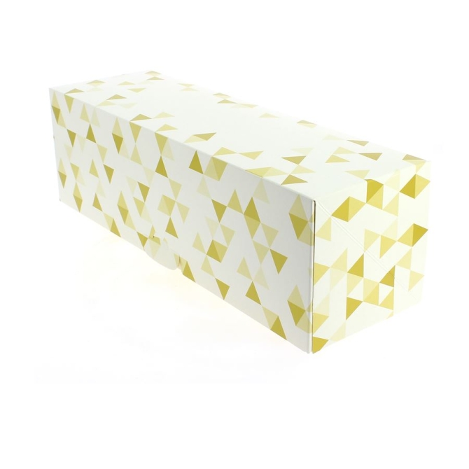 Carton para tronco de diamantes dorados - 35 cm 