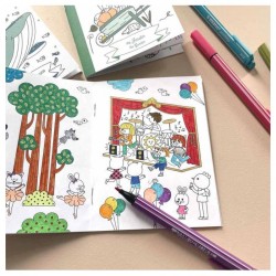 Pequeño libro para colorear - Espectáculo “Todos en el escenario”. n°1