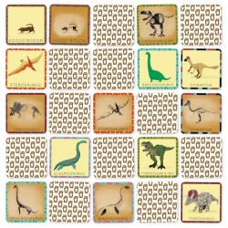 Juego de Memoria - El Dino y su Esqueleto. n°1