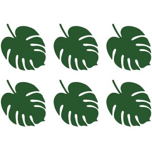 6 hojas pequeas de aloha (14,5 cm)