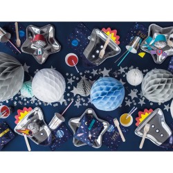 6 platos de fiesta espacial. n3