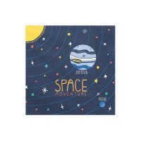 20 servilletas de fiesta espacial