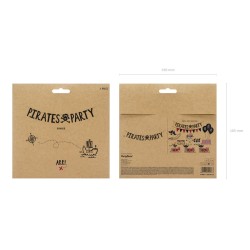 Guirnalda Fiesta Piratas (2 m) - Pirata Le Rouge. n4
