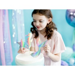 3 Cake Toppers Sirena - Iridiscente. n2