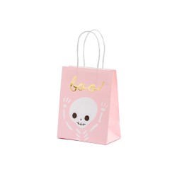 6 bolsas de regalo de Halloween Pink Boo. n1
