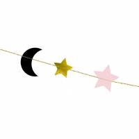Contiene : 1 x Guirnalda Estrella y Luna - 1,90m