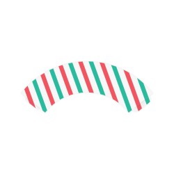 6 envoltorios para cupcakes - Navidad. n1