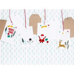6 Etiquetas - Regalos de Navidad. n1