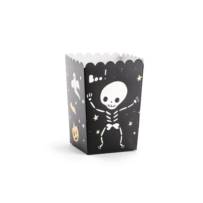 6 cajas de palomitas de maz de Halloween 