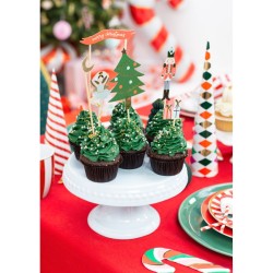 6 adornos para tartas de cascanueces.. n2