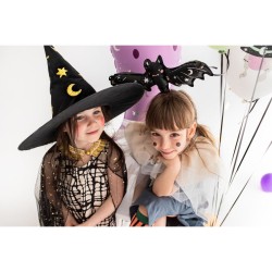 1 Sombrero de bruja Hocus Pocus - Negro / Dorado. n4