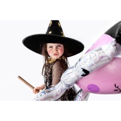 1 Sombrero de bruja Hocus Pocus - Negro / Dorado. n5