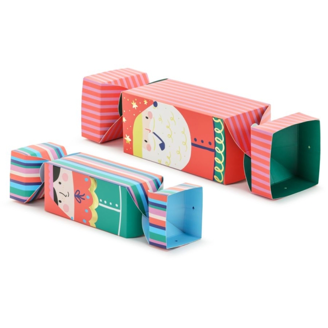 2 Cajas de Regalo de Dulces - Pap Noel / Cascanueces 