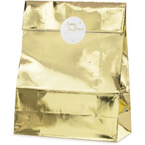 3 Bolsas de Regalo - Doradas