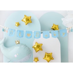 Guirnalda Oh Baby con borlas azules - 2, 6m. n°2
