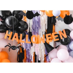 Banderola de Halloween Naranja - 2, 5 m. n2