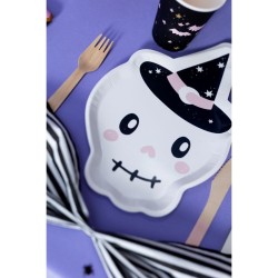 6 platos Kawai de calavera y tibias cruzadas. n1