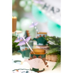 6 Decoraciones para tazas - Dino Triceratops. n°6