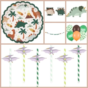 Caja de fiesta grande Dino Triceratops