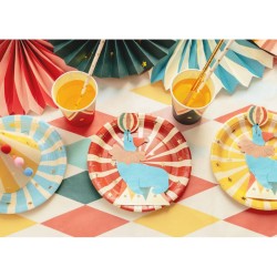 12 servilletas de foca de circo. n1