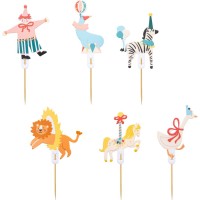 6 Fotos de adornos para tartas de circo