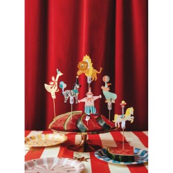 6 Fotos de adornos para tartas de circo. n1