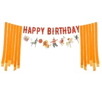 Guirnalda de “Feliz Cumpleaños Circo”