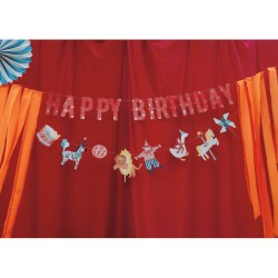 Guirnalda de Feliz Cumpleaos Circo. n1
