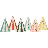 Contiene : 1 x 6 Gorros con Pompones - Circo