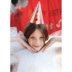 6 Gorros con Pompones - Circo. n°3
