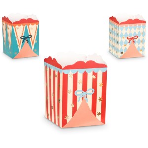 6 cajas de palomitas de maz - Circo