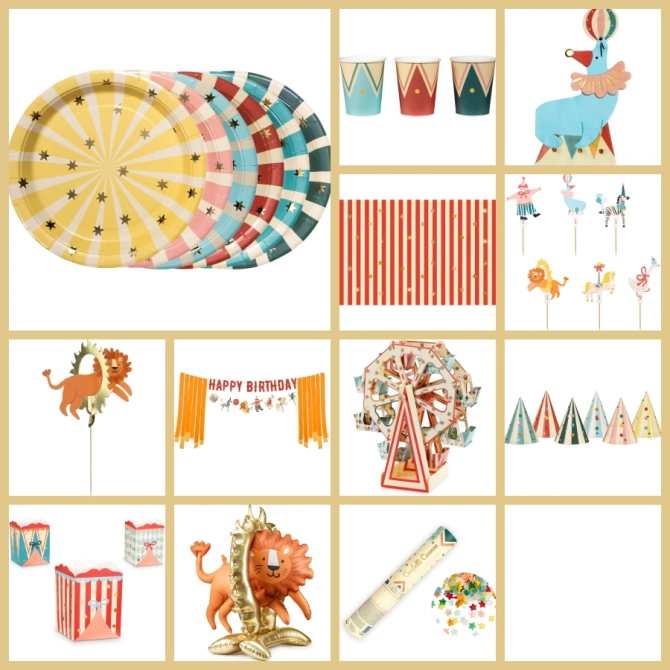 Caja de fiesta Maxi Circus 