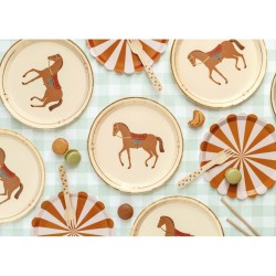 6 placas de equitacin y equitacin. n1