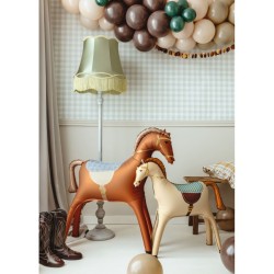 Globo gigante de aluminio con tema de caballo y equitacin - Caballo blanco - 86 cm. n1