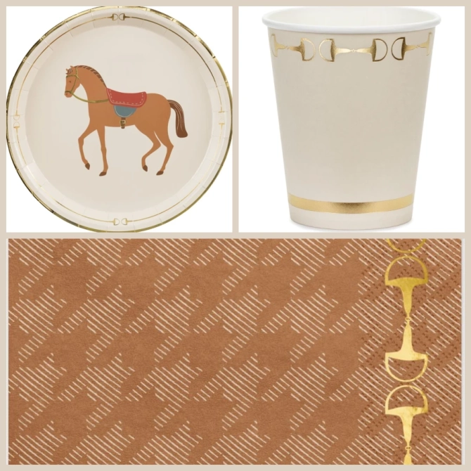 Caja de fiesta de caballos y equitaci�n 