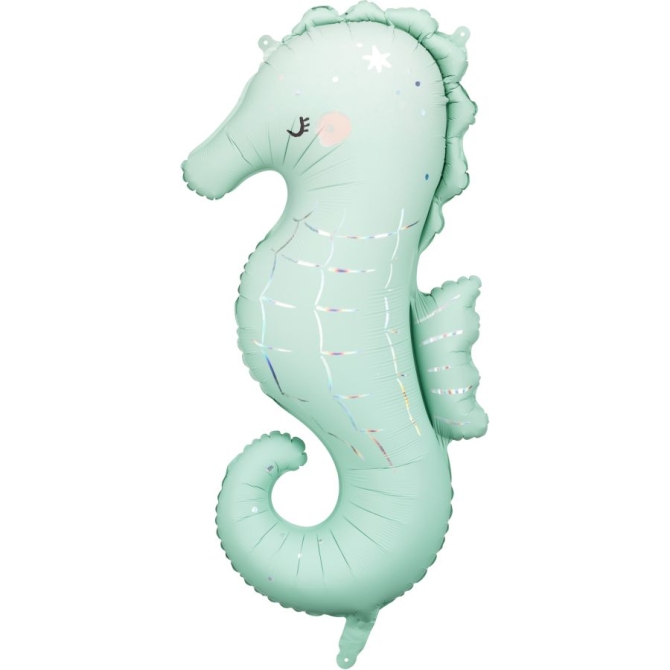 Globo gigante de helio con forma de caballito de mar (98 cm) 