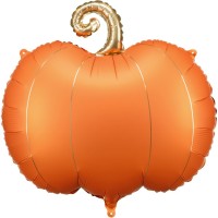 Globo de aluminio de calabaza naranja - 62 cm