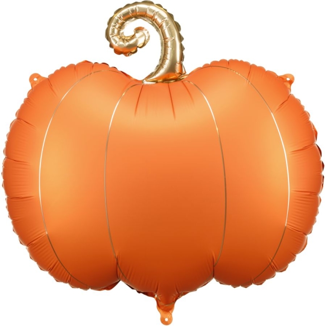 Globo de aluminio de calabaza naranja - 62 cm 