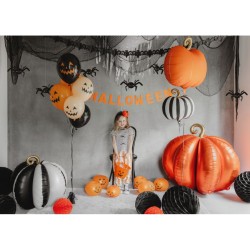 Globo de aluminio de calabaza naranja - 62 cm. n2