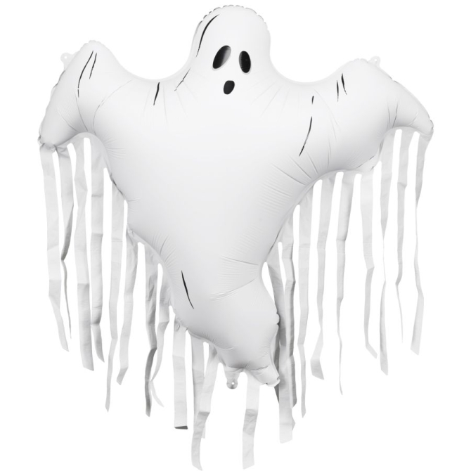 Globo de helio con flecos de fantasma - 93 cm 