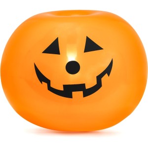 5 globos luminosos de calabaza - 25 cm