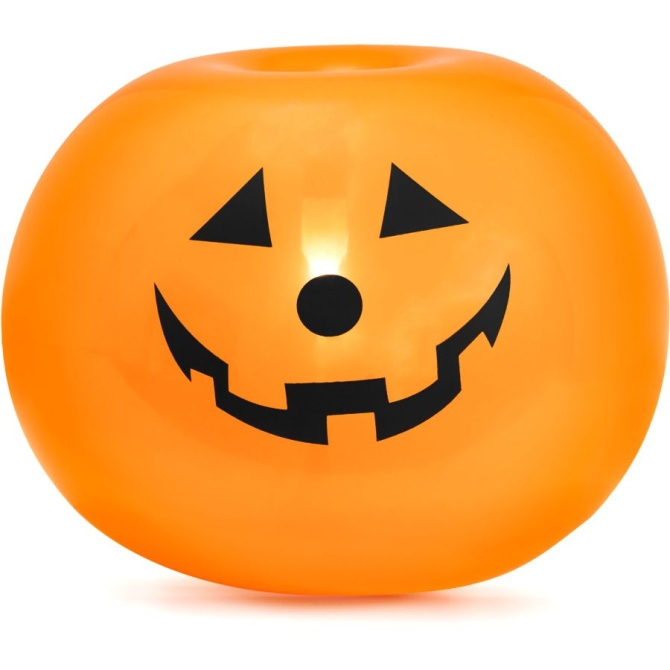 5 globos luminosos de calabaza - 25 cm 